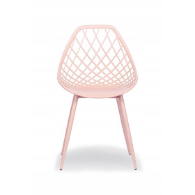 krzesło plastikowe CHICO różowe