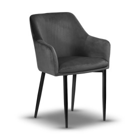 krzesło tapicerowane EMMA-PL noga czarna