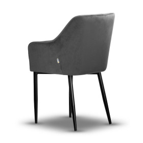 krzesło tapicerowane EMMA-PL noga czarna