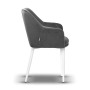 krzesło tapicerowane EMMA-PL noga biała