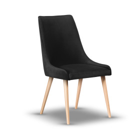 krzesło tapicerowane FAREL noga drewniana