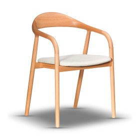 drewniane krzesło TULLA-2 natural