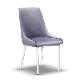 krzesło tapicerowane FAREL noga kolor biały