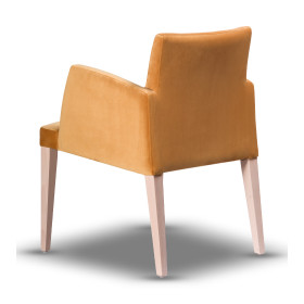 krzesło z podłokietnikiem MAGNUS noga drewniana