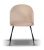 Krzesło Welurowe SOUL noga slim jasno beżowe