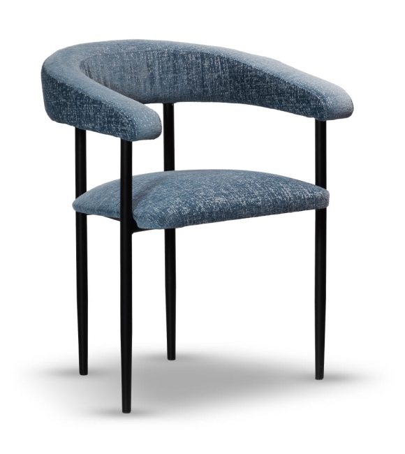 Krzesło Tapicerowane OTTO noga czarna