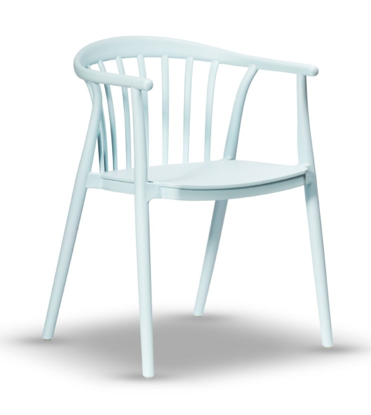 Krzesło Plastikowe RIVA niebieska baby blue