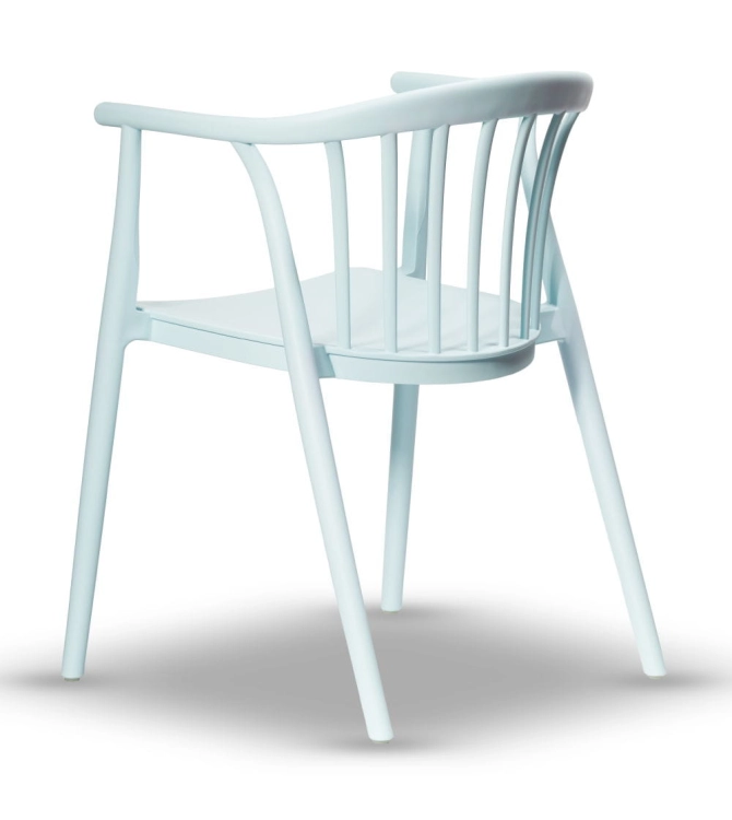 Krzesło Plastikowe RIVA niebieska baby blue