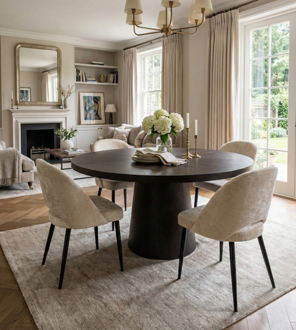 krzesło tapicerowane OLIVIA noga czarna