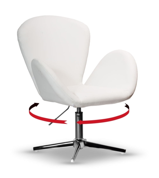 Fotel Obrotowy EGO personalizowany Swan