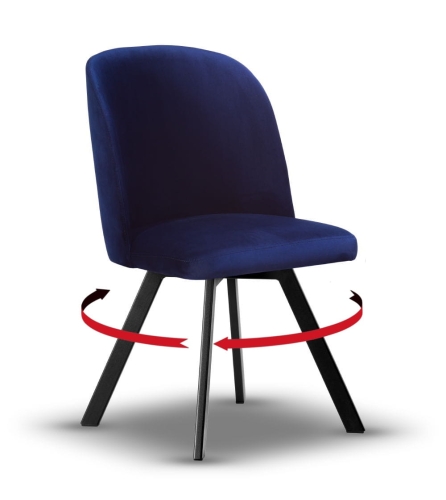 Krzesło Tapicerowane Obrotowe AMY