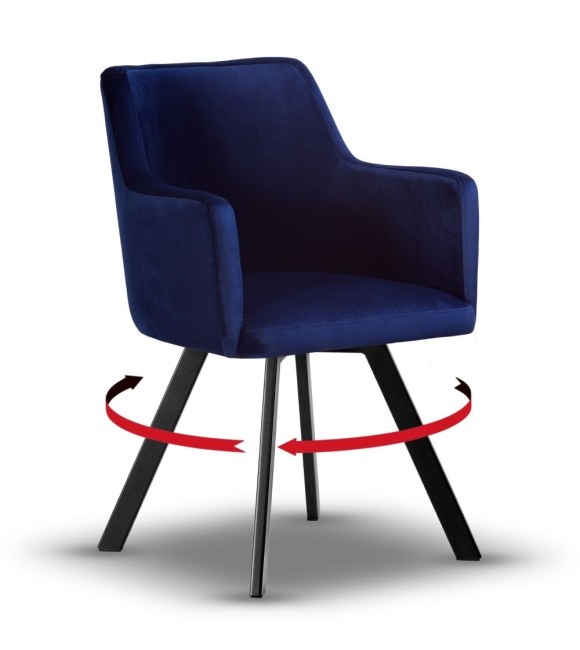 krzesło obrotowe BARI noga czarna