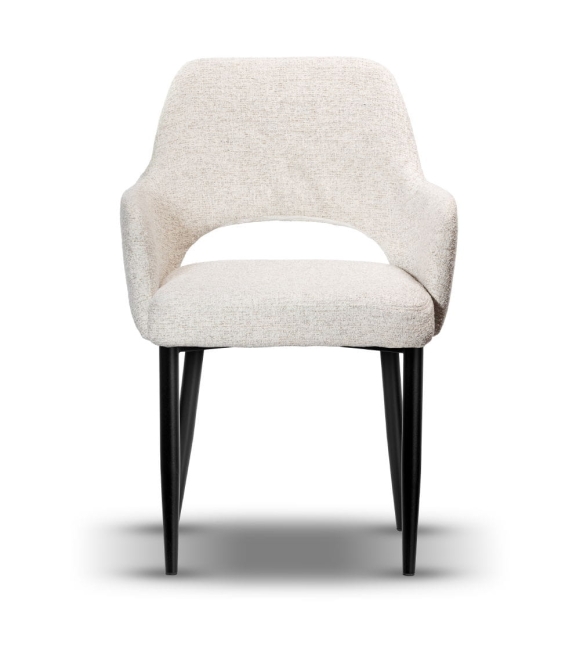 Krzesło Tapicerowane ALEX noga czarna