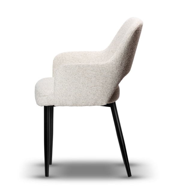 Krzesło Tapicerowane ALEX noga czarna