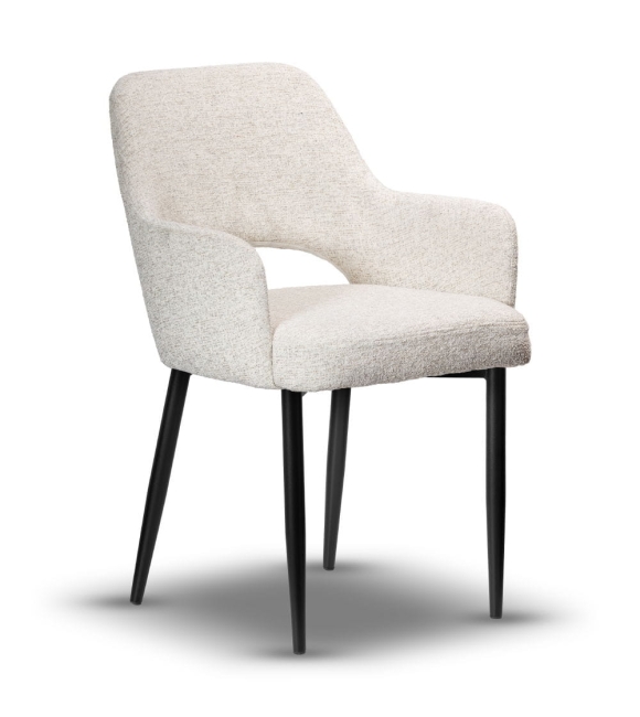 Krzesło Tapicerowane ALEX noga czarna