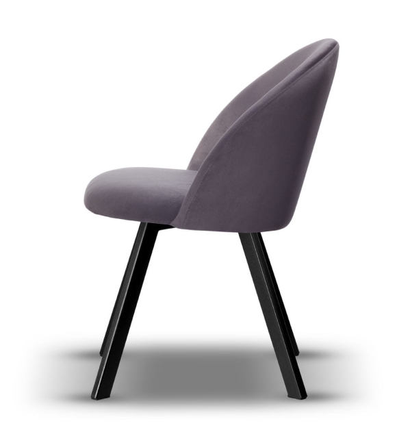 Krzesło Welurowe Obrotowe SOUL ciemny szary