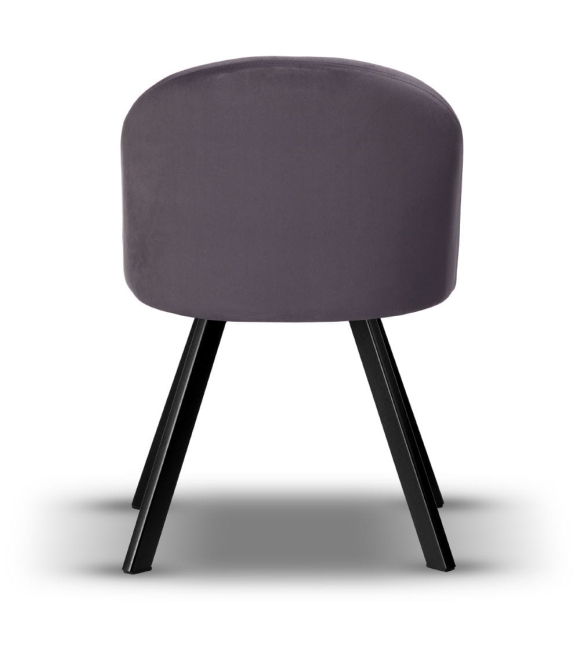 Krzesło Welurowe Obrotowe SOUL ciemny szary