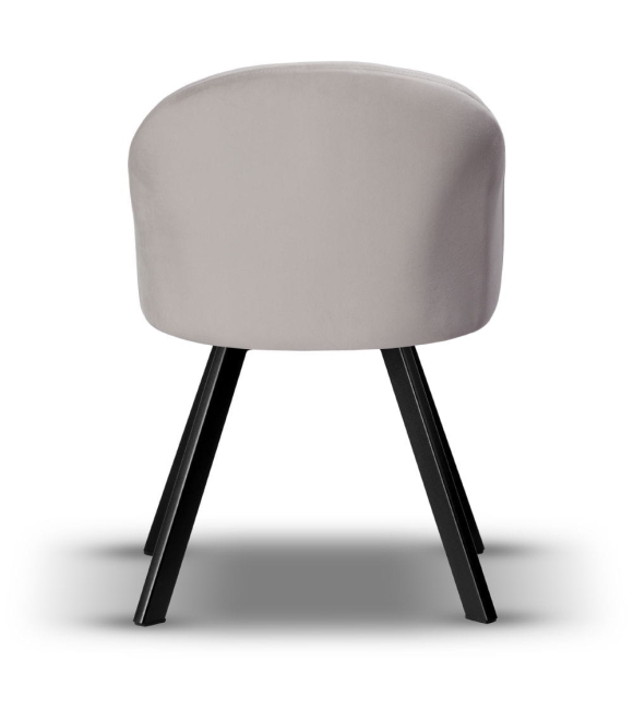 Krzesło Welurowe Obrotowe SOUL jasny szary