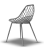 Krzesło plastikowe CHICO szare