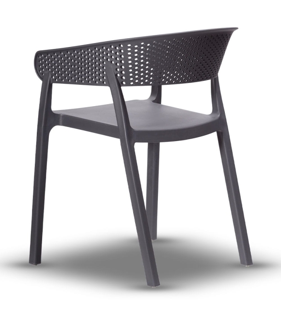 Krzesło plastikowe LETI szare