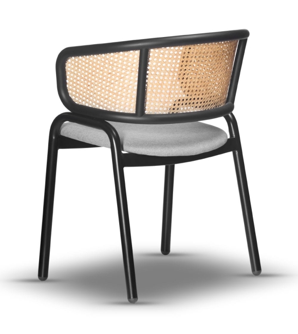 krzesło z ratanowym oparciem ALTO