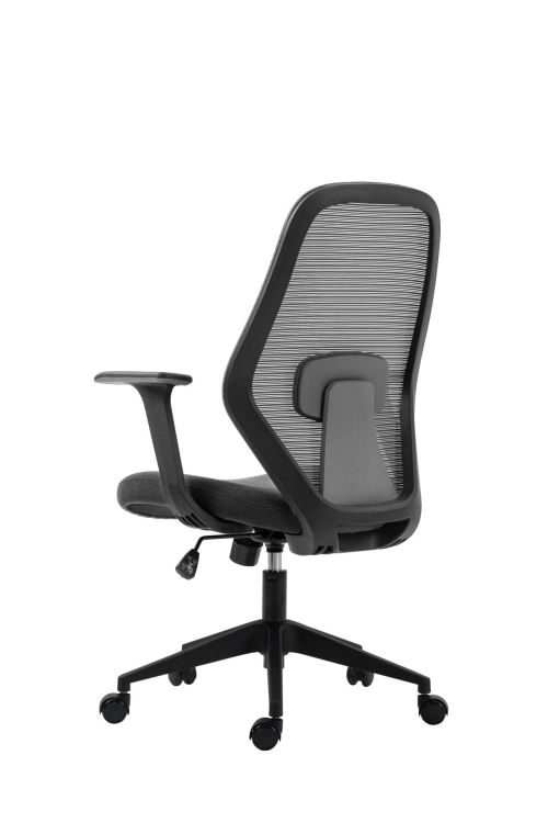 fotel obrotowy FK23-FX czarno szary