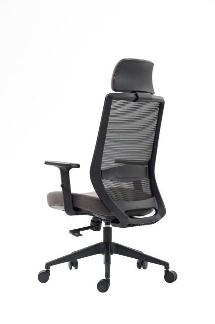 fotel obrotowy FK25-FX czarno-szary