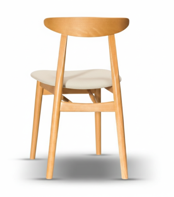 Krzesło Drewniane ANDERS tapicerowane