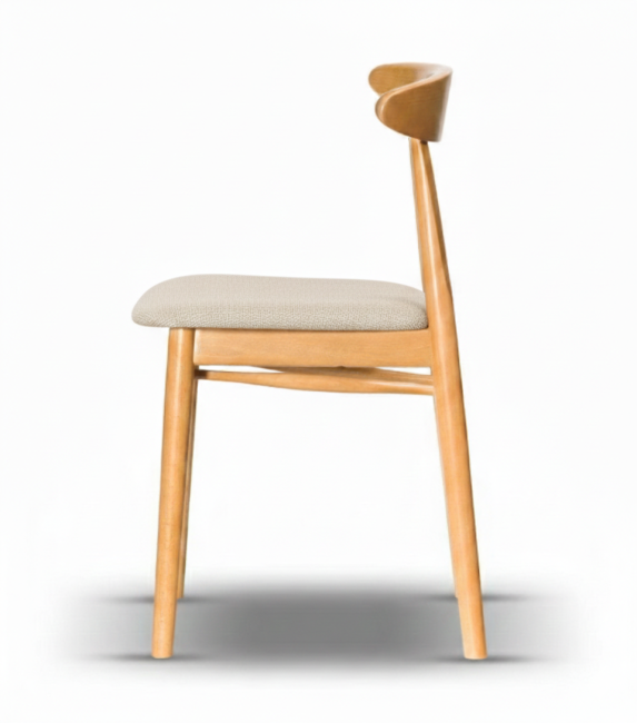 Krzesło Drewniane ANDERS tapicerowane