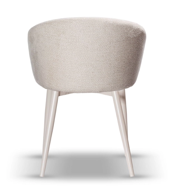 Krzesło Tapicerowane FLOW ecru noga kaszmir