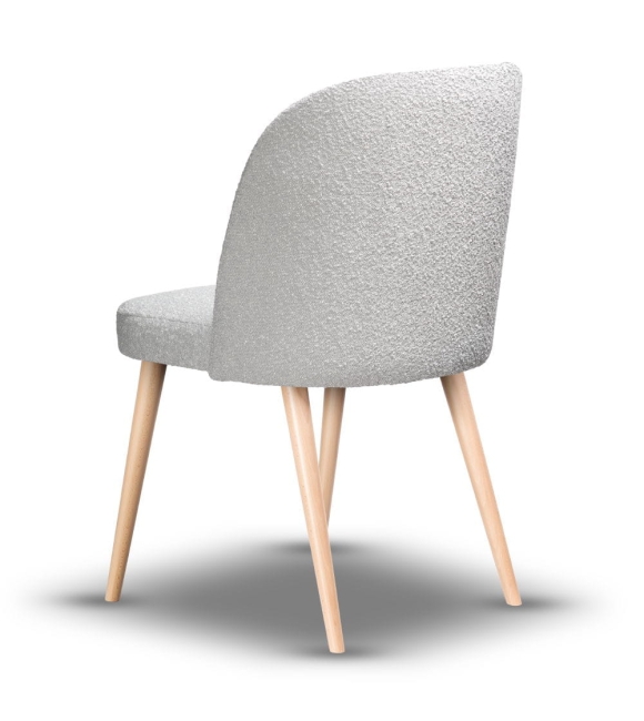 krzesło tapicerowane AMY noga drewniana