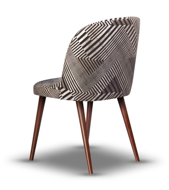 krzesło tapicerowane AMY noga drewniana