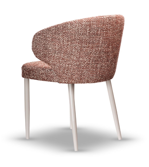 Krzesło Kubełkowe MOLLY noga kaszmir