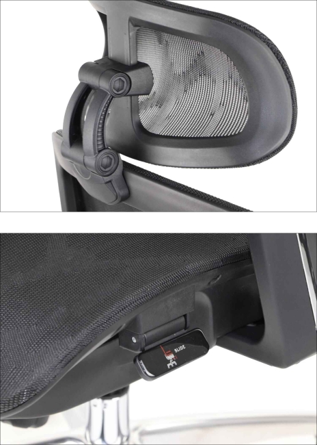 Fotel Obrotowy ERGONEW A1F z podnóżkiem