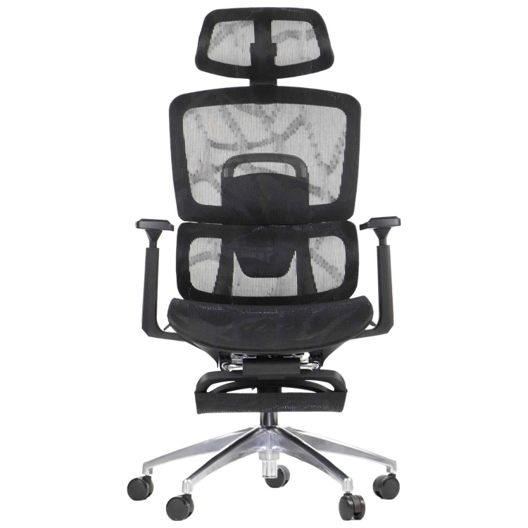 Fotel Obrotowy ERGONEW A1F z podnóżkiem