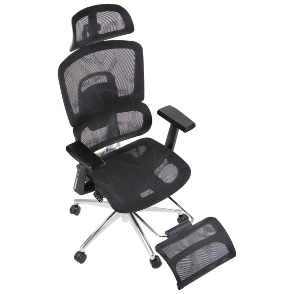 Fotel Obrotowy ERGONEW A1F z podnóżkiem