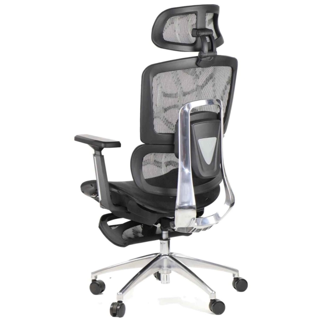 Fotel Obrotowy ERGONEW A1F z podnóżkiem