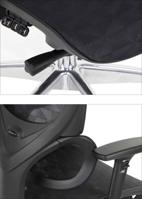 Fotel Obrotowy ERGONEW S1A2 siedzisko siatkowe