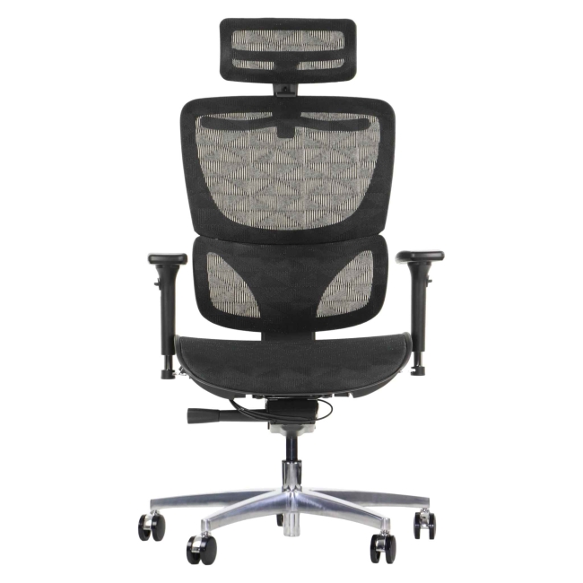 Fotel Obrotowy ERGONEW S1A2 siedzisko siatkowe