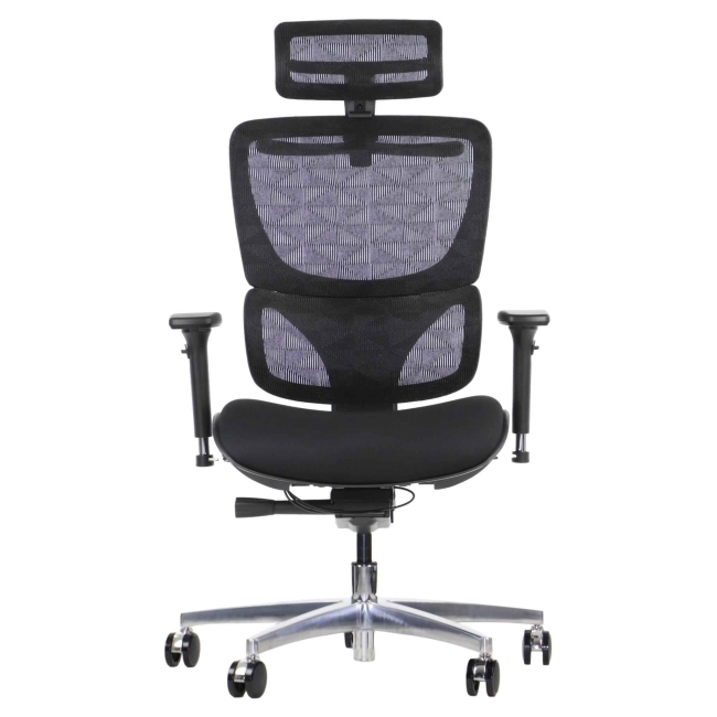 Fotel Obrotowy ERGONEW S1A2 siedzisko materiałowe