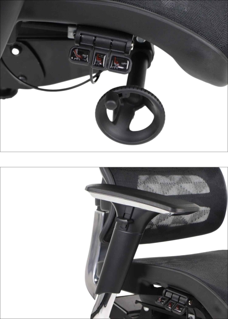 Fotel Obrotowy ERGONEW S72 siedzisko siatkowe