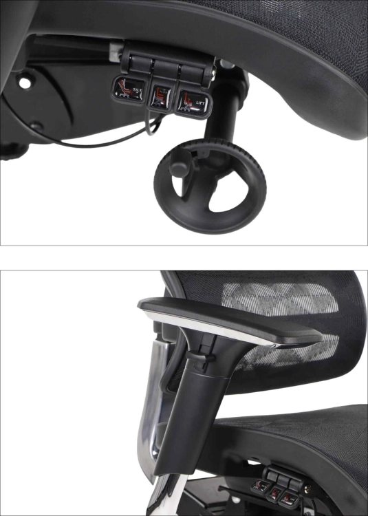 Fotel Obrotowy ERGONEW S72 siedzisko siatkowe