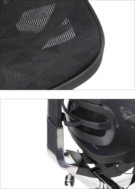 Fotel Obrotowy ERGONEW S72 siedzisko siatkowe