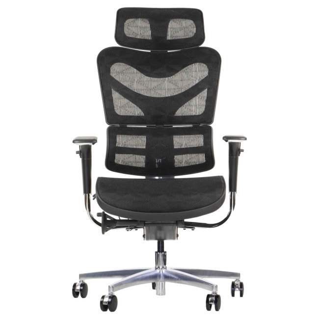 Fotel Obrotowy ERGONEW S72 siedzisko siatkowe