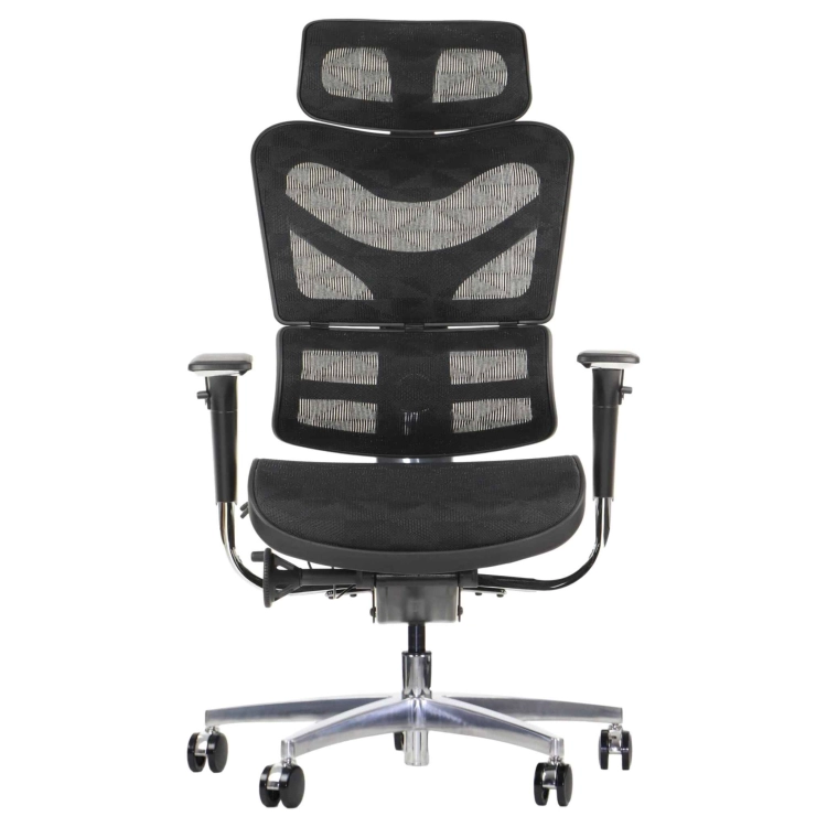 Fotel Obrotowy ERGONEW S72 siedzisko siatkowe