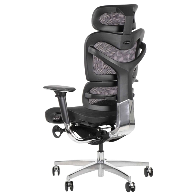 Fotel Obrotowy ERGONEW S72 siedzisko siatkowe