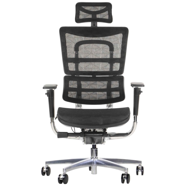 Fotel Obrotowy ERGONEW S82 siedzisko siatkowe