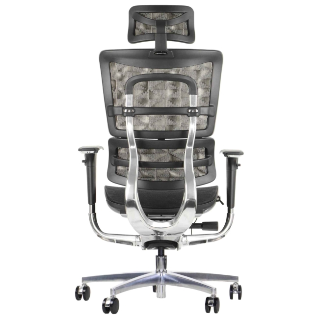 Fotel Obrotowy ERGONEW S82 siedzisko siatkowe