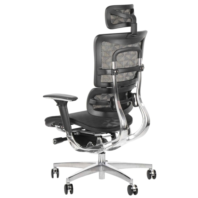 Fotel Obrotowy ERGONEW S82 siedzisko siatkowe