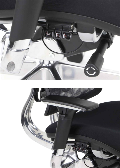 Fotel Obrotowy ERGONEW S82 siedzisko materiałowe